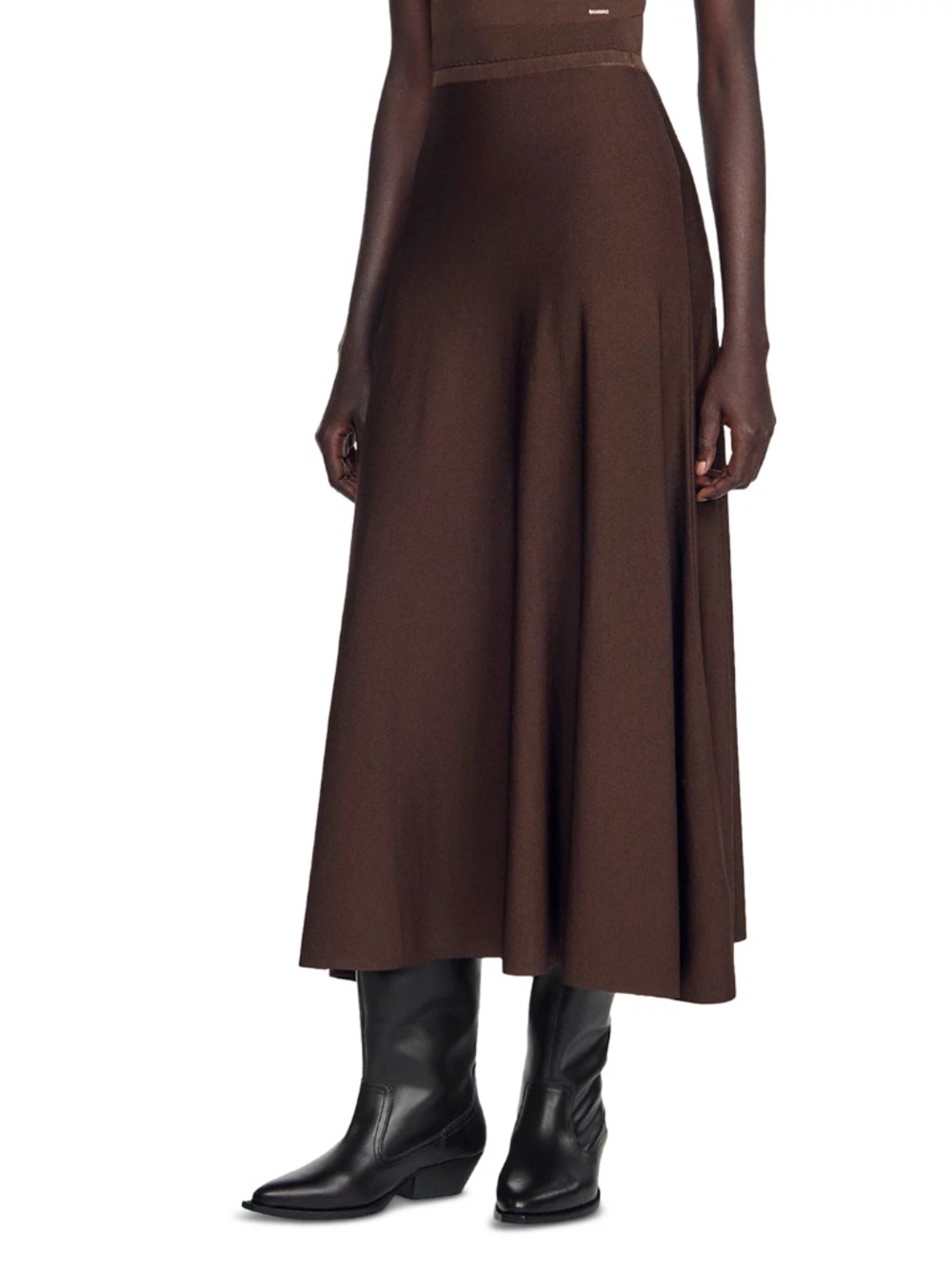 Giovanna Semi Sheer Maxi Skirt